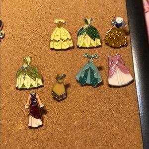 loungefly disney princess dress pin lot